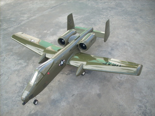 A-10 WARTHOG TWIN EDF JET Olive Green
