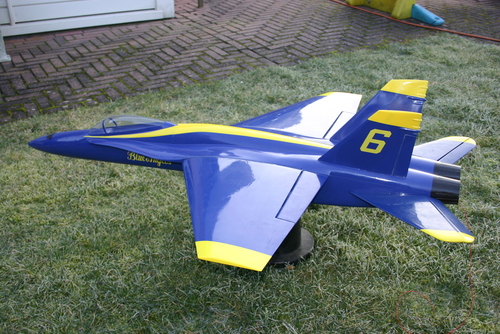 RC FA-18 90mm fan jet Blue Angels