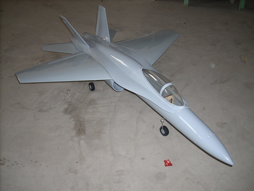 RC FA-18 90mm fan jet grey