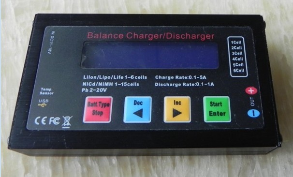 New B6S+ BALANCE CHARGER/DISCHARGER