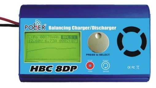 HBC8DP rc balance charger/discharger for rc hobbies 180w/10A