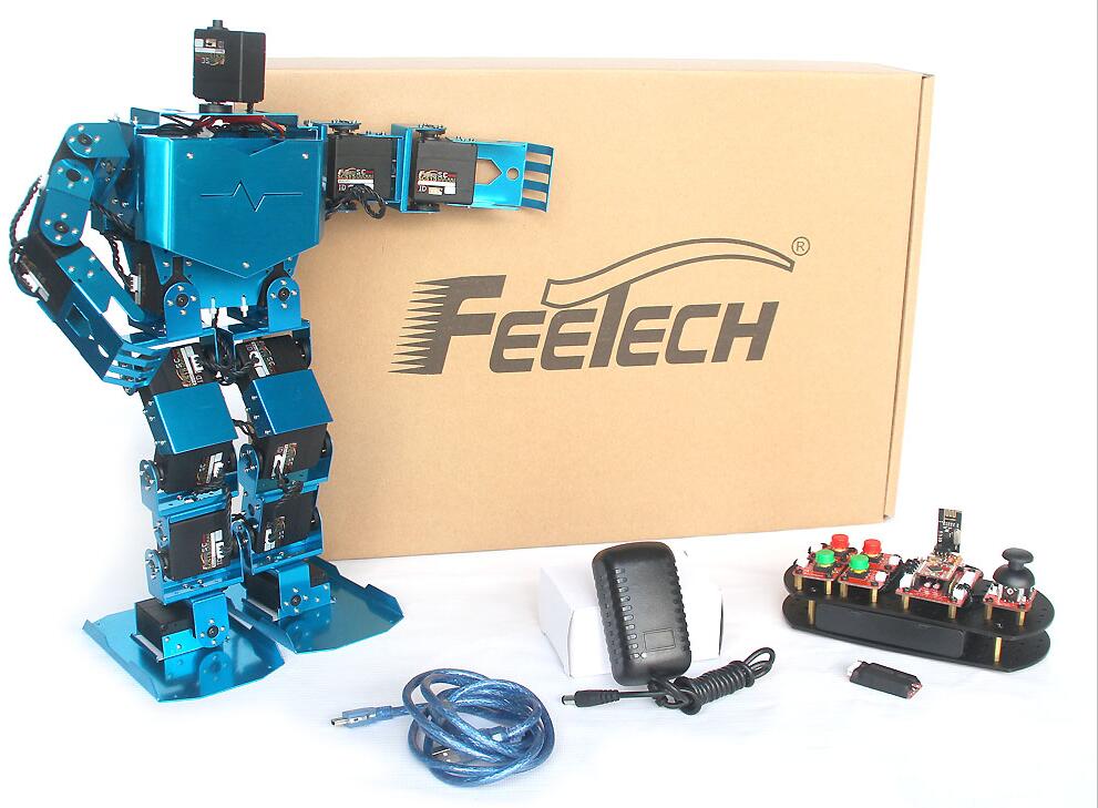 FEETECH Completely assembled Bipedal Humanoid Robot  FT-17DOF-SC-RTP